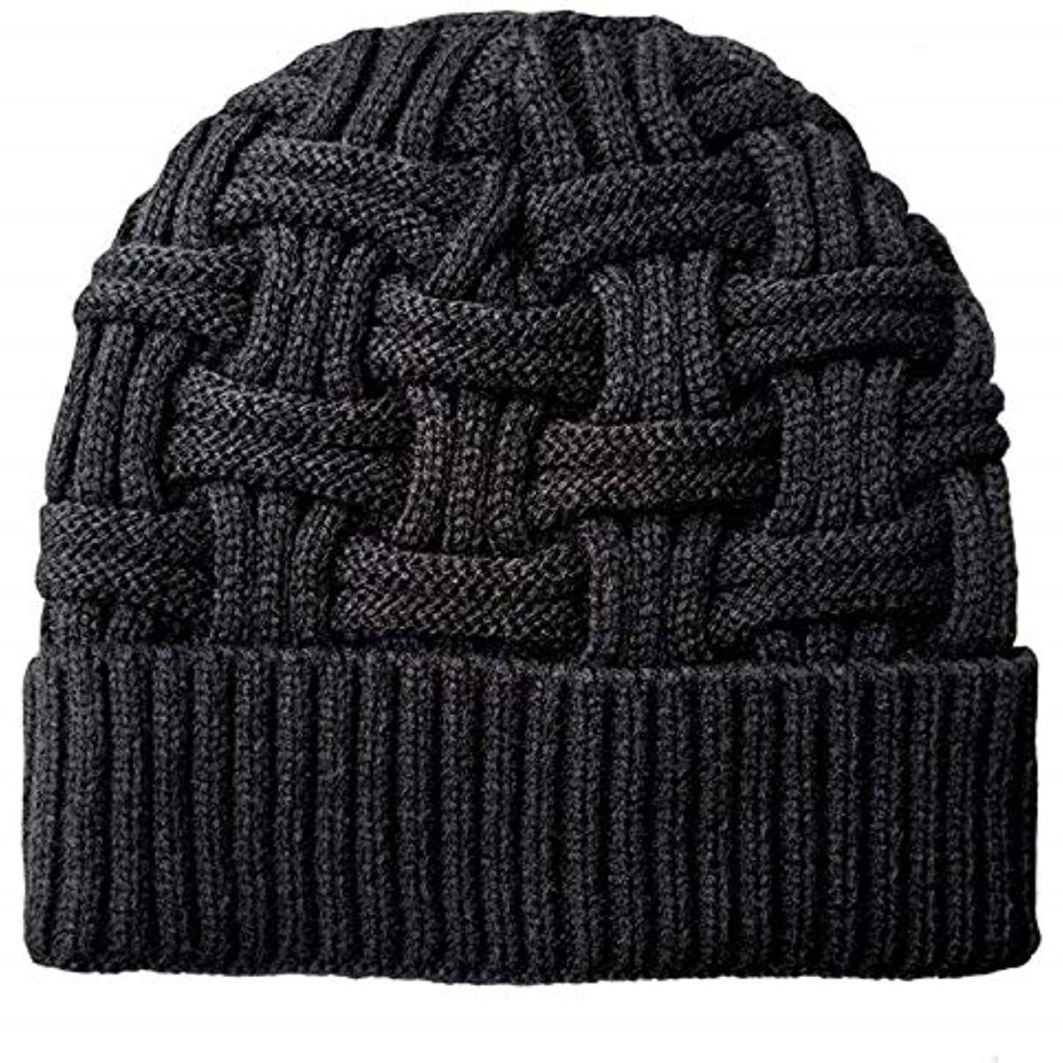 Factory price men's winter acrylic knitted beanie hat